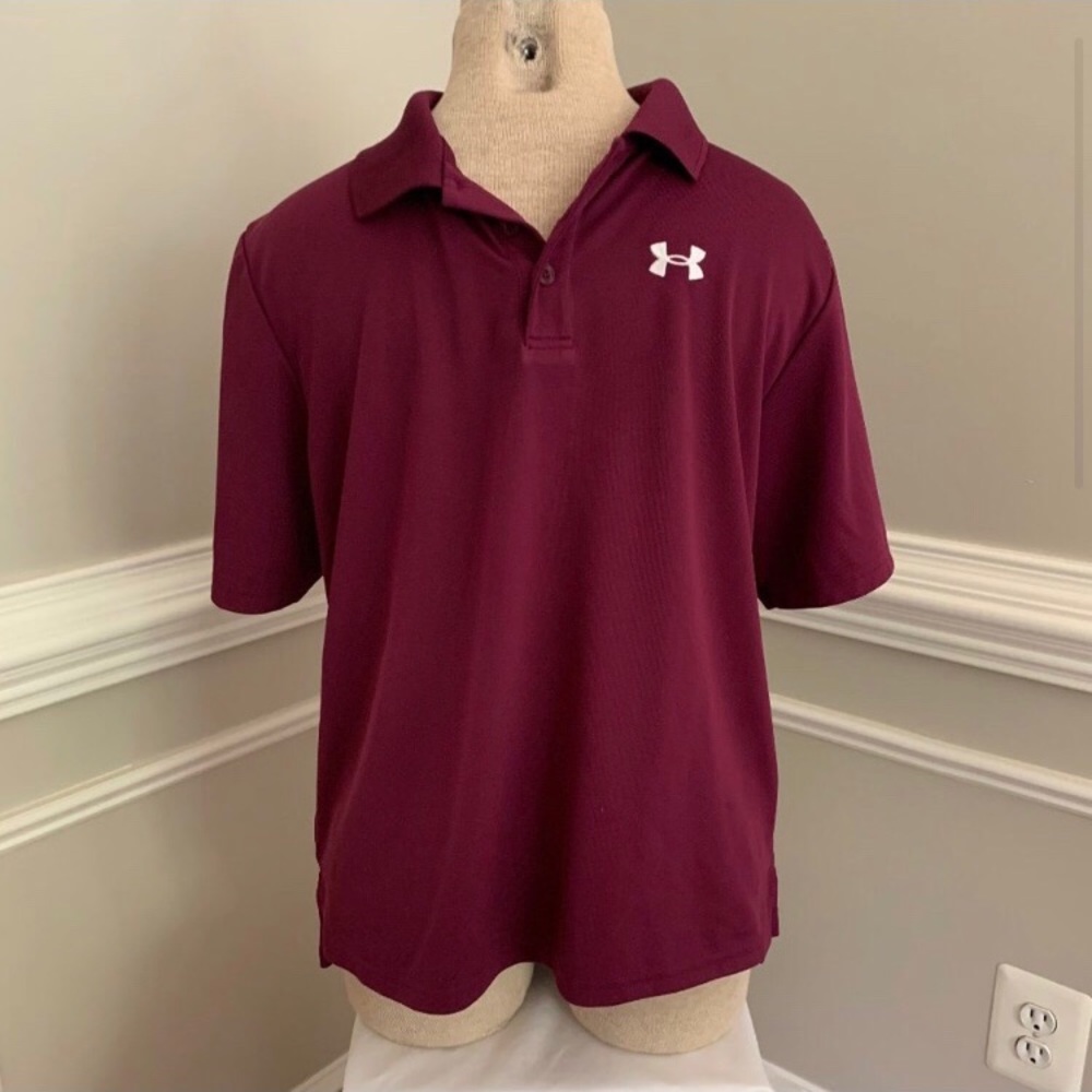 Boys Under Armour Boys Golf Shirt XL